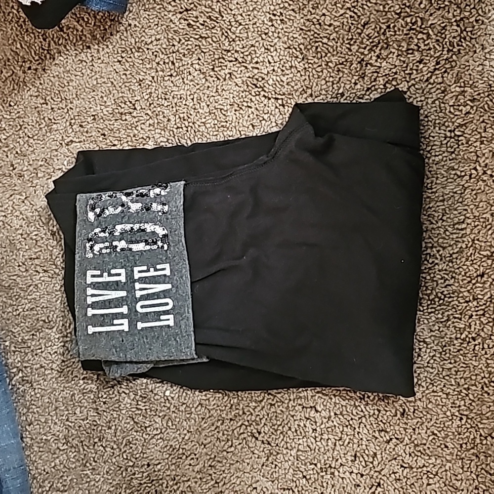 Black legging pants extra small